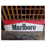 1983 Plastic Marlboro Sign Insert Some Damage
