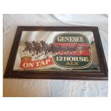 Genesee 12 Horse Ale Mirror 15 X 23"