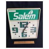 Vintage Salem Battery Wall Clock 16 X 17"