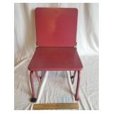 Vintage Metal Childs Glider Chair