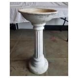 Cast Iron Bird Bath 30" H
