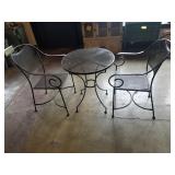 Outdoor Patio Metal Table And Chairs
