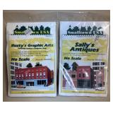 Small Town USA City Building Lot of Two Kits