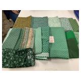 Green Quilting Fabric