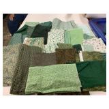 Green Quilting Fabric