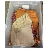 Tote Full of Quilting Fabric (Fall Colors)