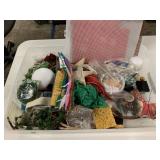 Box of Craft Supplies