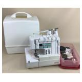 Elna Serger w/Case & ACCESSORIES