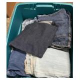 Box of Blue Jeans & Shorts