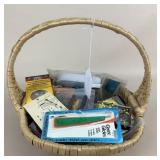 Basket of Sewing Supplies