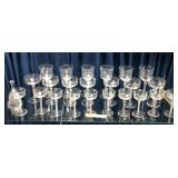 Etched Crystal Stemware