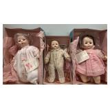 (3) 13" Madame Alexander Dolls