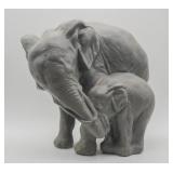 Elephant and baby