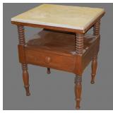 Walnut side table