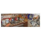 Assorted hardware and tools