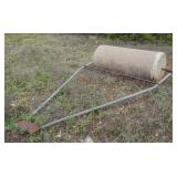 Concrete lawn roller