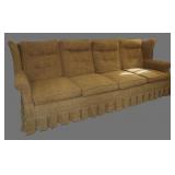 Extra long vintage sofa