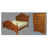 Oak bedroom set