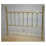 Full size brass headboard