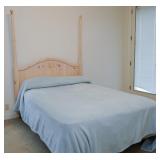 Whitewashed bed