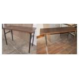 Pair of small office tables