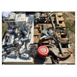 Air tools, pipe, benders, pallet full