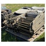 Pallet of folding chairs