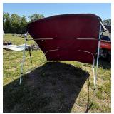Pontoon shade cover