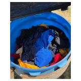 Barrel of shop rags