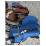 Saddle bags, training saddle & Saddle pad