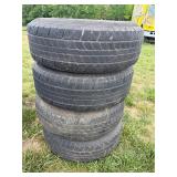 Nisson Tires Aluminum: 4 Tires& Rims
