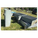 Galvanized shelving