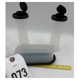 Tupperware Modular Mates Butter dish Salt & Pepper