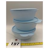 Tupperware heritage Wonderlire storage bowl set