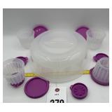 Tupperware Jellettes & Microwave Plate Over