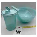Aqua Mint Blue Colanders & Mega Tumbler
