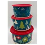 Tupperware Christmas One Touch Containers