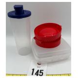 Tupperware Pie/Ravioli Maker, tumbler & Sandwich c