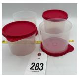 Tupperware Stackable Containers Set of 4