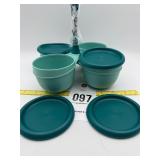 Tupperware Blossom Table 4-Bowl Condiment