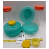 Tupperware Bagel Keepers and Tumblers