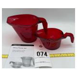 Tupperware Micro Pitcher Measuring set