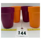 Tupperware Aloha Home Stackable Tumblers 16Oz