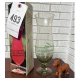 Pat O Brien's New Orleans Hurricane Glass