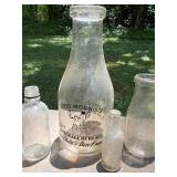 Vintage glass, milk, bottles, and more
