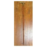 Antique Brass Handled Walking Stick