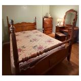 Vintage Bedroom Set Secretary desk, Vanity ...