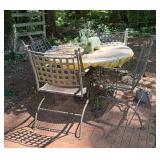 Patio table and chairs