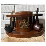 Pipe Rack, Pipes and Humidor