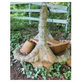 Yard basket decor